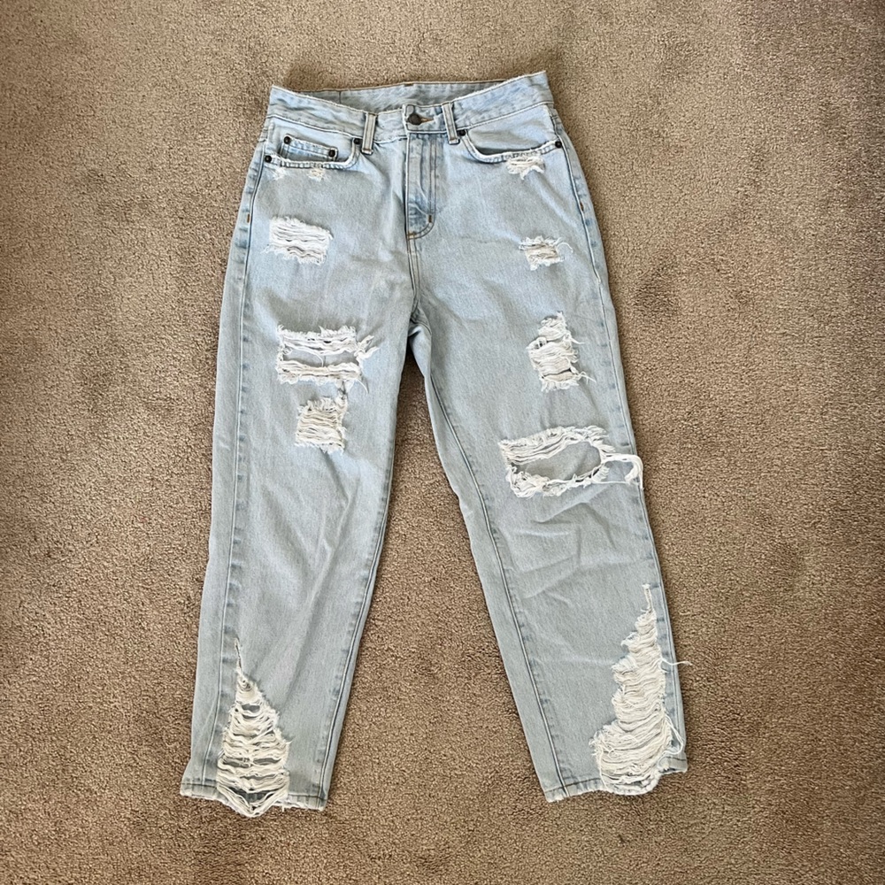 LF CARMAR Blue Ripped Jeans Size 27